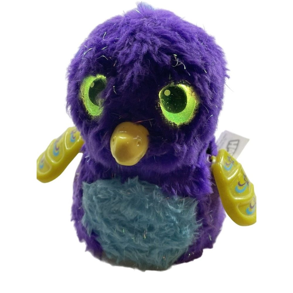 Hatchimals Draggle Purple Yellow Dragon Electronic Toy Plush Spin Master - Picture 2 of 11